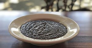 Vegan fesenjoon  at Daryoush Persian Cuisine in Walnut Creek