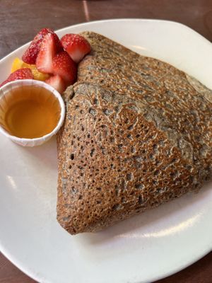Vegan buckwheat crepe   at Le Casse-Crêpe Breton in Quebec