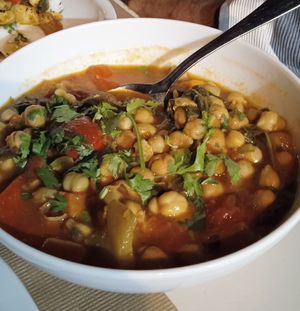 Chick peas soup 🍲 at Meu Limao in Lagos