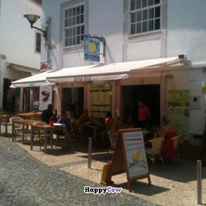 outside at Meu Limao in Lagos