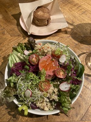 Buddha Bowl & Scone - tastyyy  at Woodberry Coffee - Ogikubo in Tokyo