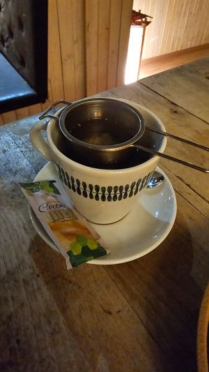 Fresh ginger tea at ISTOK in Belgrade