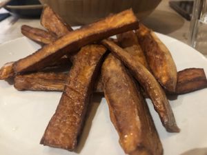 Sweet potato fries  at ISTOK in Belgrade