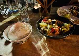 Green curry at ISTOK in Belgrade