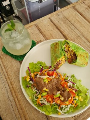 Broritos with Balsamic Salad at Sauce Tree Kuta in Kuta