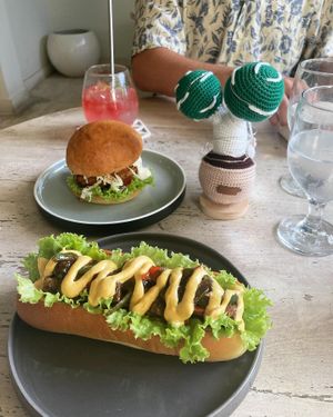 Steak cheese sandwich   at Sauce Tree Kuta in Kuta