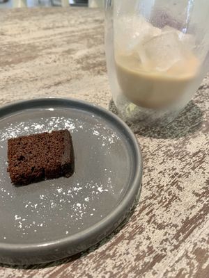 Coffee and chocolate banana cake   at Sauce Tree Kuta in Kuta