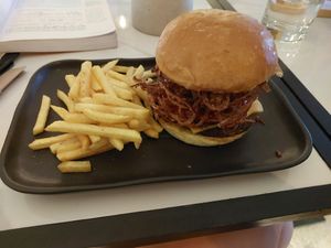 Double Chiz Burger at Sauce Tree Kuta in Kuta