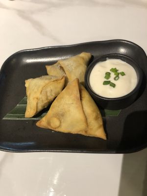 Samosas  at Sauce Tree Kuta in Kuta