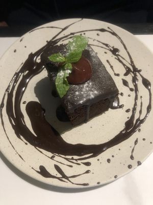 Banana chocolate cake  at Sauce Tree Kuta in Kuta