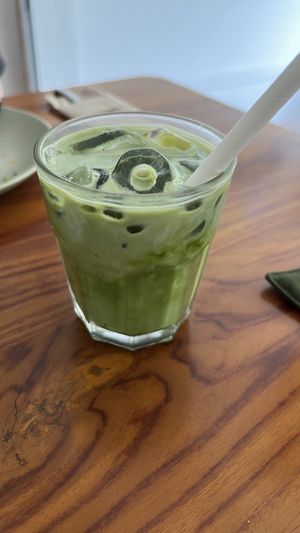 Matcha Lattee  at Sauce Tree Kuta in Kuta