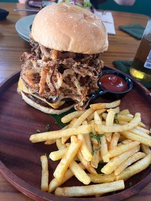 double cheeseburger 10/10 at Sauce Tree Kuta in Kuta