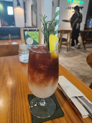 Ginger lemonade at Sauce Tree Kuta in Kuta