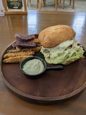 Nemo Burger with Fish and Chips at Sauce Tree Kuta in Kuta