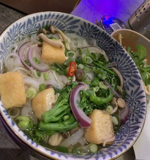 Vegan Pho  at Hello Oriental in Manchester