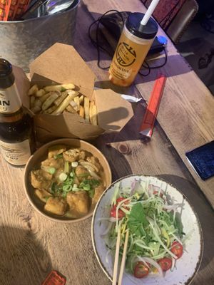 Papaya salad  at Hello Oriental in Manchester