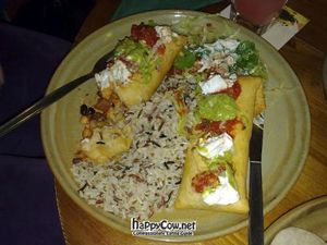Chesters - Vegan Chimichangas at Chesters Restaurant and Bar  in Worcester