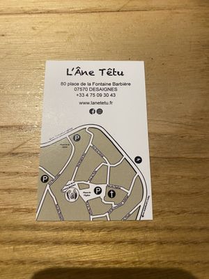   at L'Âne Têtu in Desaignes