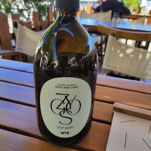 Free table water at Zygos Urban Garden in Crete