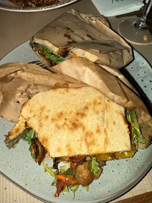 Focaccia (without feta cheese)   at Zygos Urban Garden in Crete