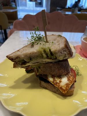 Veggie sandwich  at Miolo in Lisbon