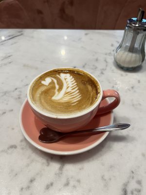 Latte  at Miolo in Lisbon