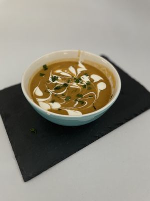 Linte soup  at Avraham Kosher in Bucharest