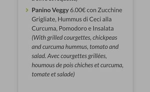 Vegan on the menu at Lo Ratrak Food & Drink in La Thuile