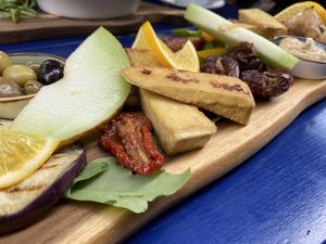Vegan breakfast plate  at Ecco in Cologne
