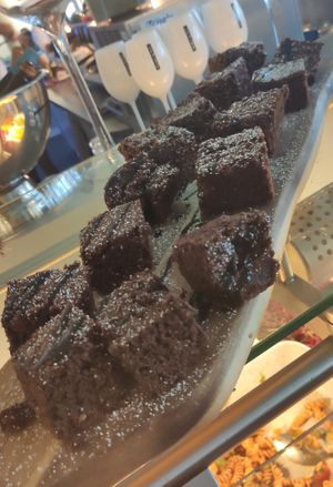 Chocolate cake at Ecco in Cologne