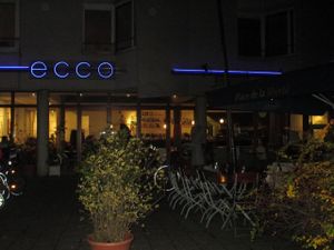Exterior in the evening at Ecco in Cologne