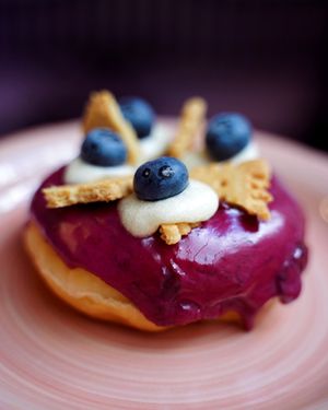 Blueberry cheesecake   at Holy Moly Donuts & Coffee in Cologne