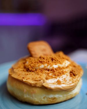 Lotus Coffee cheesecream  at Holy Moly Donuts & Coffee in Cologne