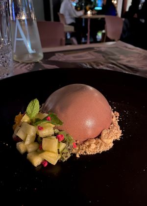 Domo de avellana   at Casa Sanz at Hotel Bidasoa in Santiago