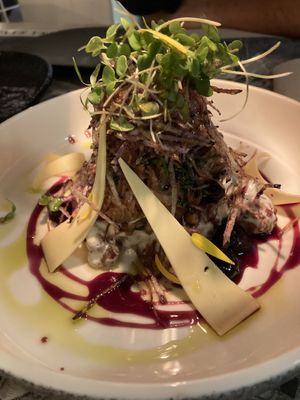 Gnocchi  at Casa Sanz at Hotel Bidasoa in Santiago