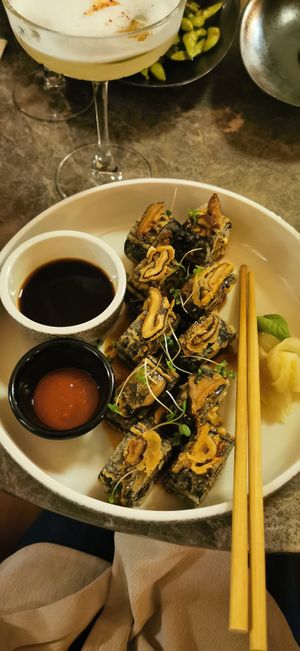 Sushi at Casa Sanz at Hotel Bidasoa in Santiago