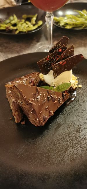 Dessert at Casa Sanz at Hotel Bidasoa in Santiago