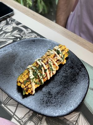 Corn  at Casa Sanz at Hotel Bidasoa in Santiago