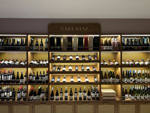 Wines by bottle  at Casa Sanz at Hotel Bidasoa in Santiago