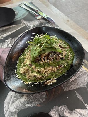 Fantastic funghi  at Casa Sanz at Hotel Bidasoa in Santiago