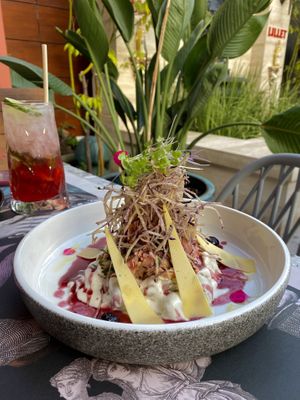 Ñoquis  #Veganuary at Casa Sanz at Hotel Bidasoa in Santiago