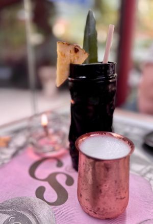 Pisco sour chileno  at Casa Sanz at Hotel Bidasoa in Santiago