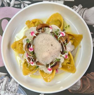 Capeletti de estación   at Casa Sanz at Hotel Bidasoa in Santiago