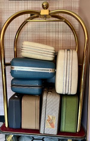 Luggage  at Casa Sanz at Hotel Bidasoa in Santiago