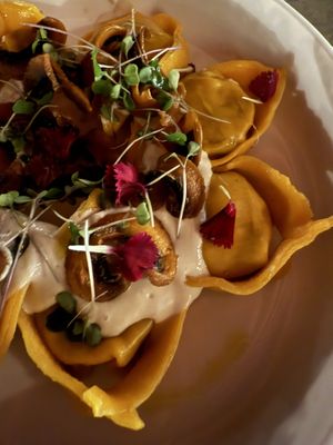 Capeletti de Estación  at Casa Sanz at Hotel Bidasoa in Santiago