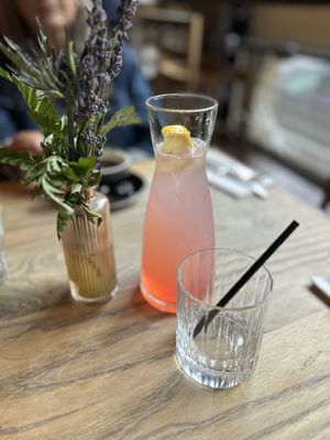 Hibiscus lemonade  at Evelyn's in Manchester