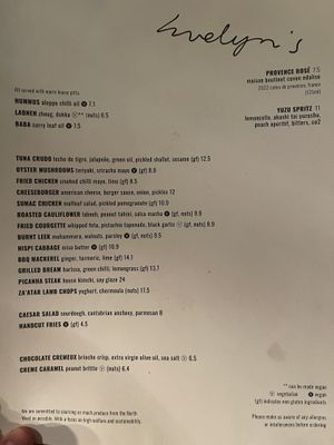   at Evelyn's in Manchester