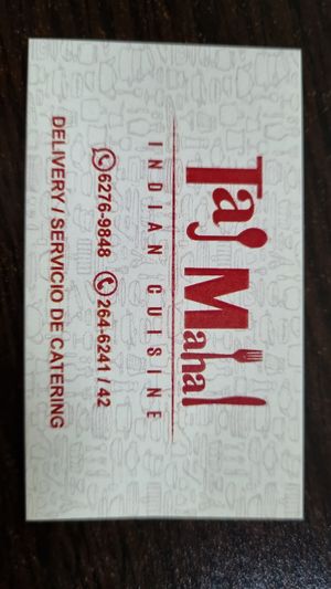  at Taj Mahal Indian Cuisine in Panama City