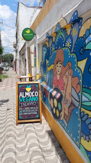 Outside at Curry Natural in Sao Paulo