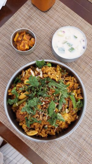 Biryani at Curry Natural in Sao Paulo